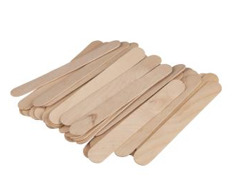 Baguettes de bricolage 15x2cm, 36 pces.